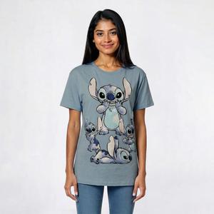 Juniors Freeze Stitch Multi Pose Boyfriend Tee